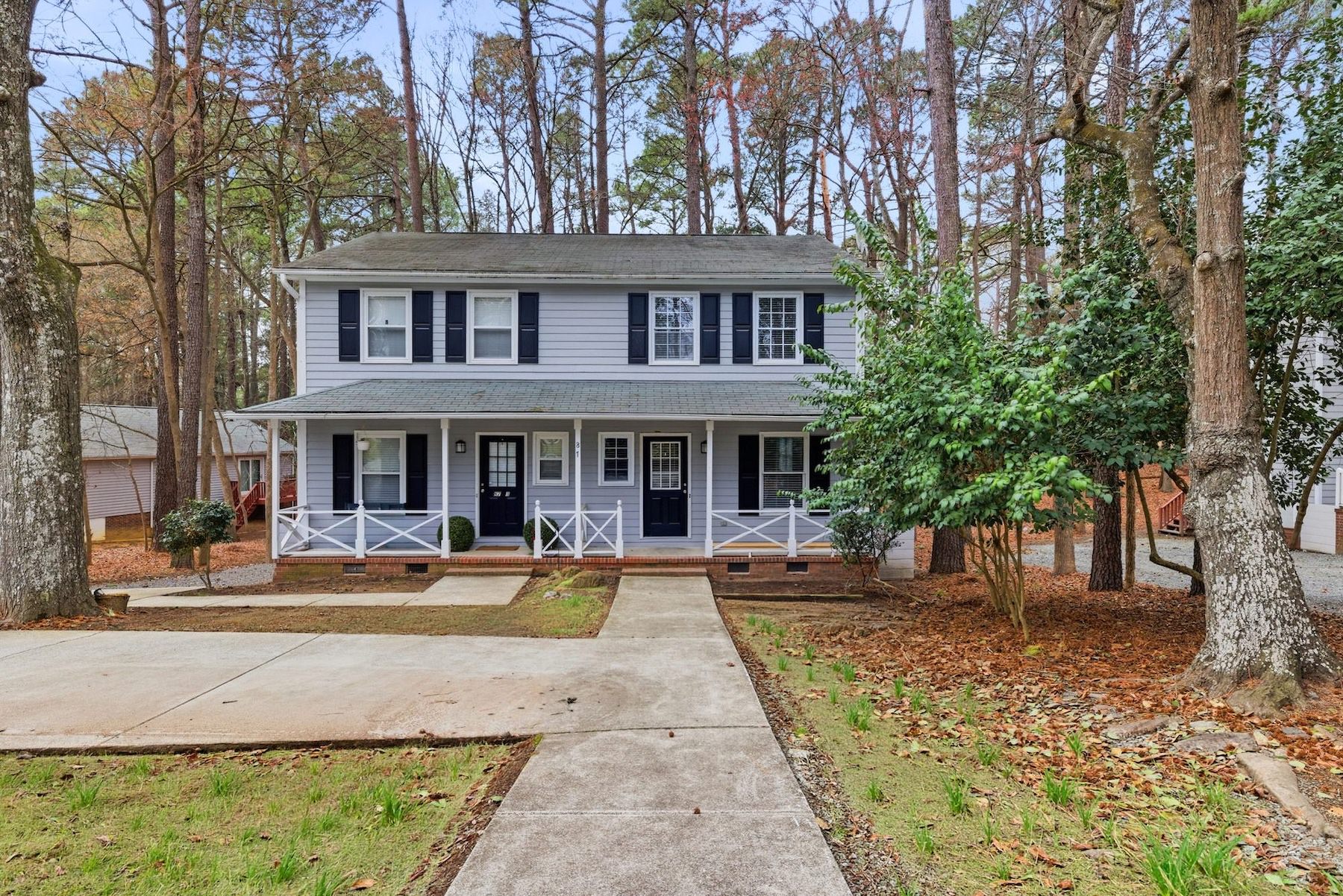 exterior home view with trees